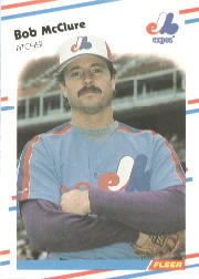 1988 Fleer Baseball Cards      189     Bob McClure